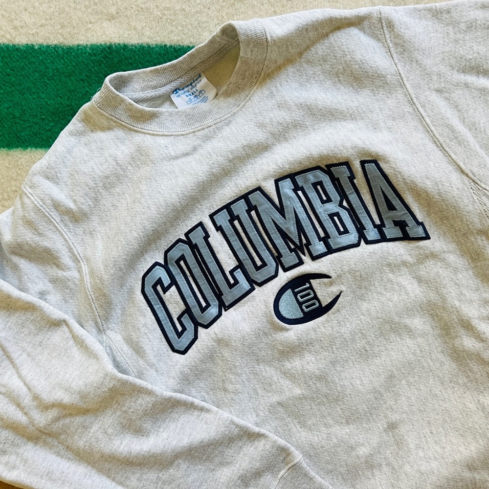 Columbia Gray Reverse-Weave Sweatshirt 🦁